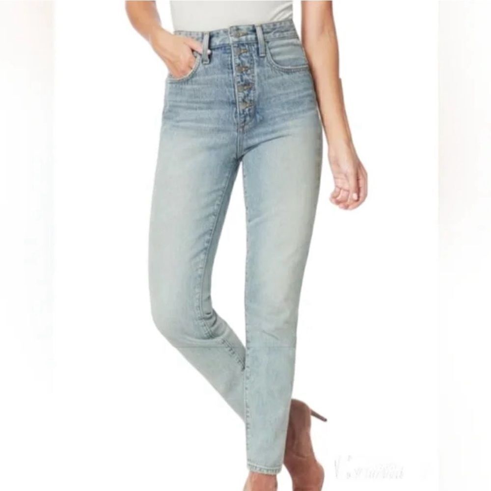 Revolve, Joe Jeans X WeWoreWhat The Danielle High Rise Straight in Light Vintage